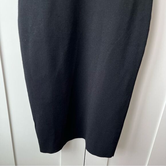 Ronny Kobo Sora Double Knit Ruffle Sleeveless Mini Dress in Black size large - Picture 11 of 15